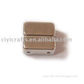 Nickel Magnetic Clasp 6X6X12mm, two hole magnetic clasp, D6X6x12MM, NdFeB Clasp, Magnetic NdFeB Clasp, NdFeB Magnetic Clasp